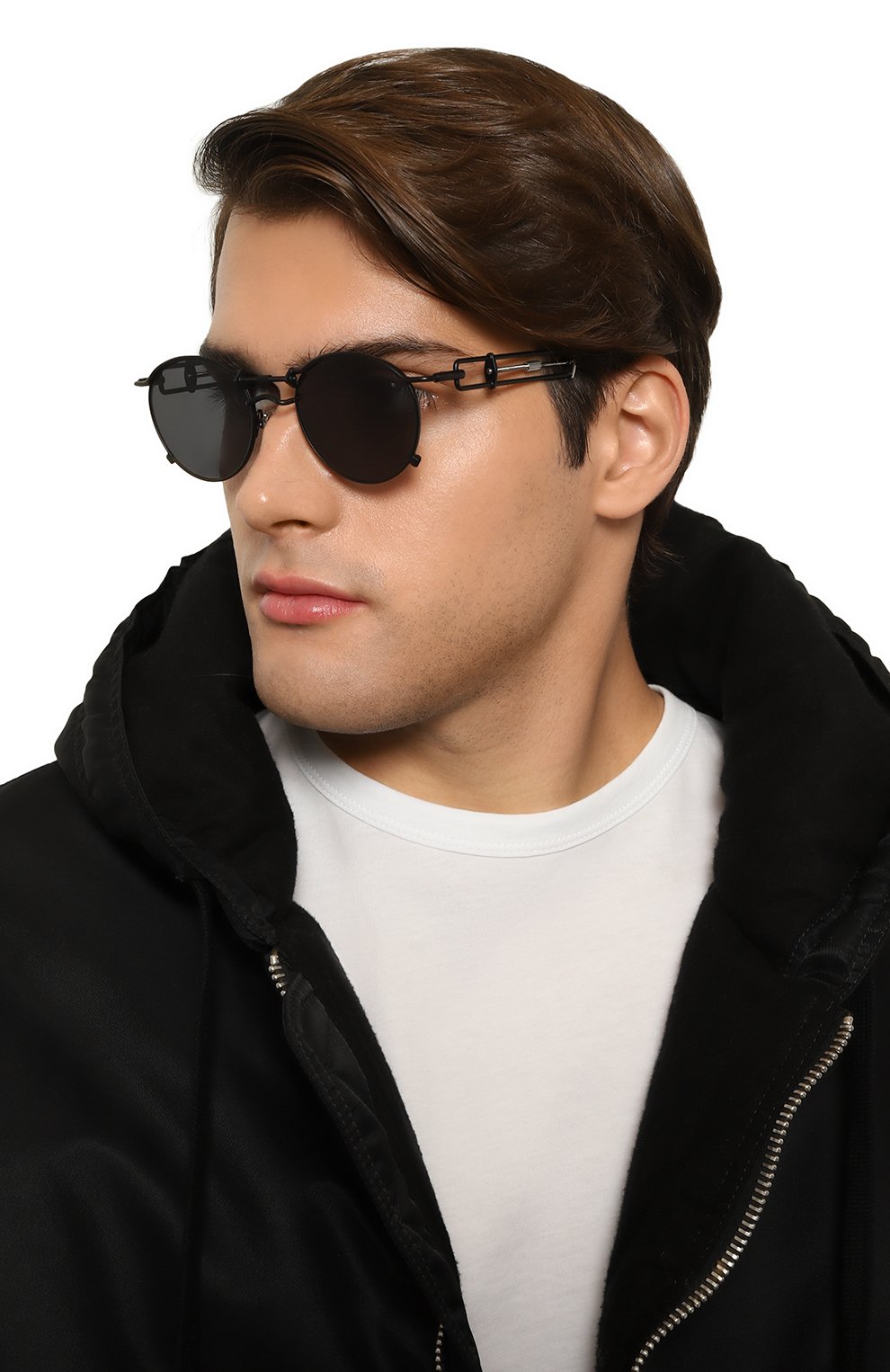 Солнцезащитные очки JEAN PAUL GAULTIER черного цвета по цене 86100 руб., арт. PAS DE VIS-C00, фото 3 Солнцезащитные очки JEAN PAUL GAULTIER, арт. PAS DE VIS-C00, фото 3