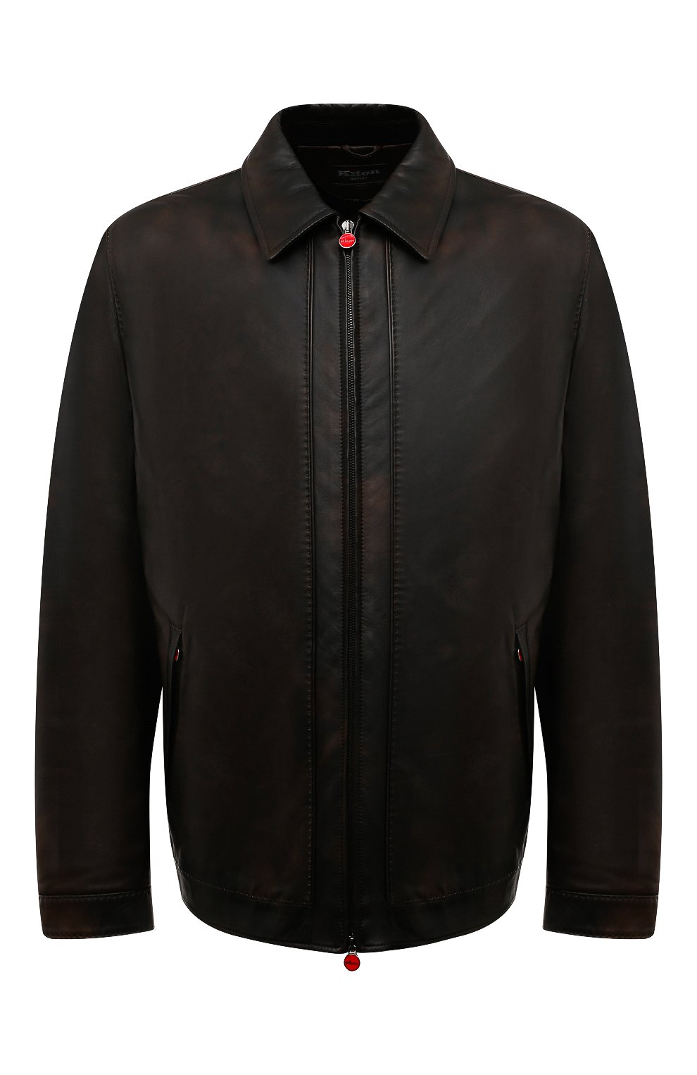 Кожаная куртка KITON, арт. UW0141B/N79, фото 1