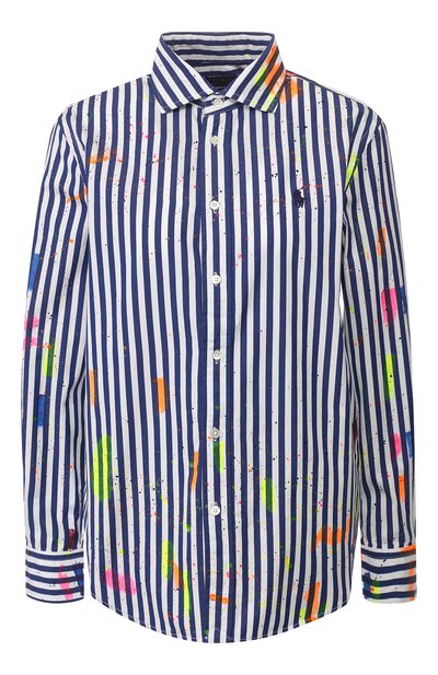 Женская хлопковая рубашка POLO RALPH LAUREN, арт. 211784162