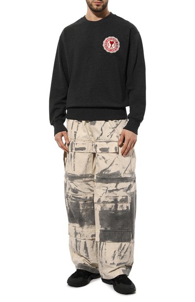 Хлопковый свитшот AMI, арт. USW011 739, фото 2