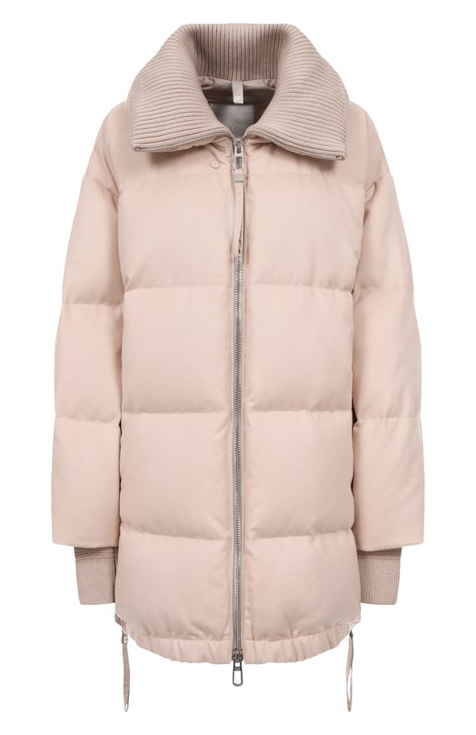 Пуховик из шерсти и вискозы Duno BLANCA/PRAT0 MESTRE Кремовый BLANCA/PRAT0 MESTRE