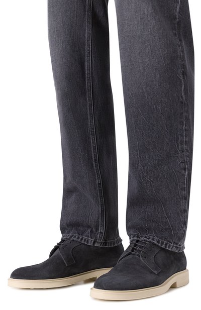 Замшевые дерби KITON, арт. USSA414N0139201, фото 3