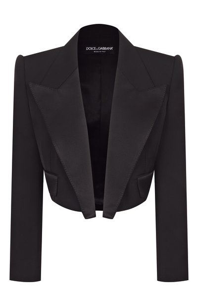 Женский жакет из шерсти и шелка DOLCE & GABBANA, арт. F299RT/FU21E