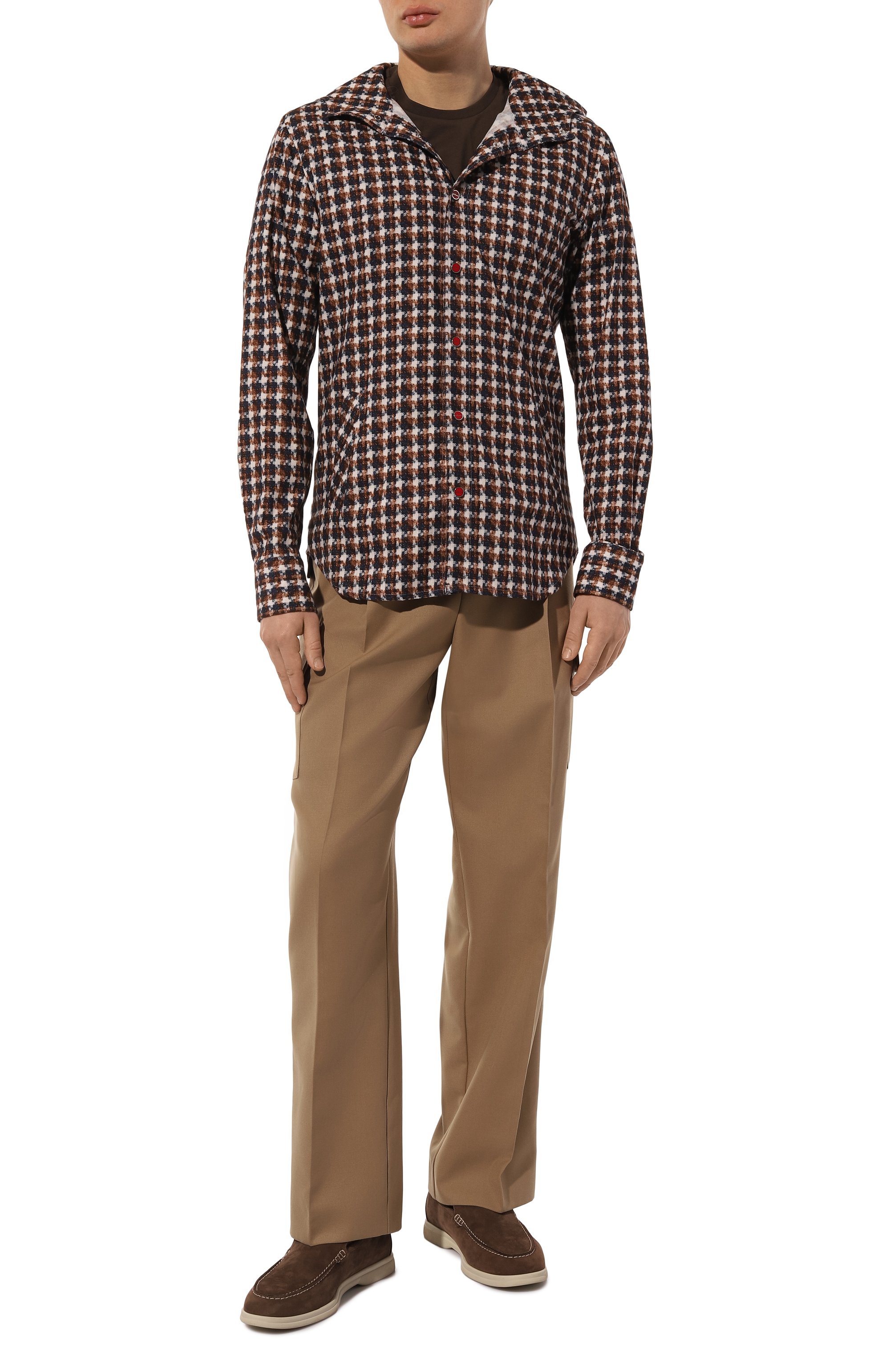 Хлопковая рубашка KITON, арт. UMCMARH0867205, фото 2