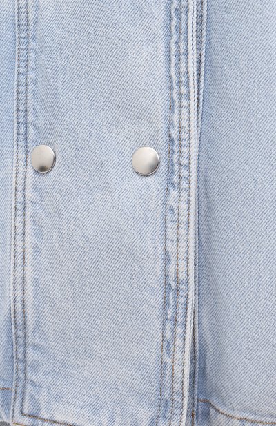 Джинсовая куртка ISABEL MARANT ETOILE голубого цвета по цене 49350 руб., арт. VE1575-21P019E/LUCINDAWF, фото 5 Джинсовая куртка ISABEL MARANT ETOILE, арт. VE1575-21P019E/LUCINDAWF, фото 5