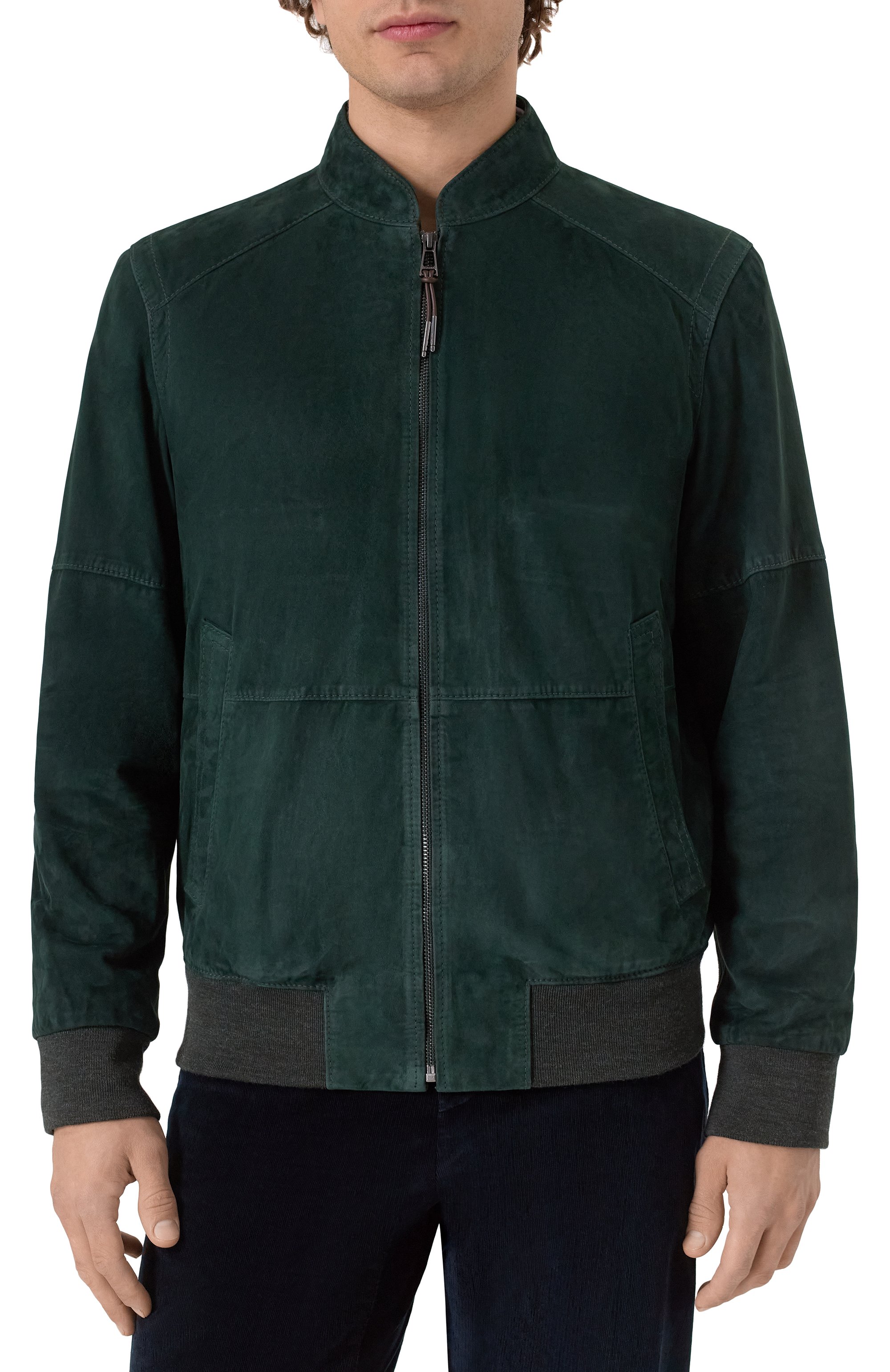 Замшевый бомбер WINDSOR, арт. B0RELL03-L/1300160L, фото 3