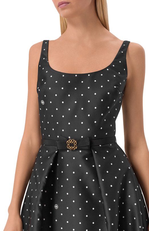 Платье Elie Saab D1007PR26/DU002 Чёрно-белый  D1007PR26/DU002 Фото 4