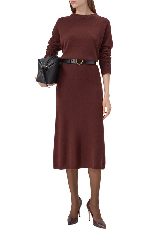 Кашемировая юбка OLOLOL OLKNSK004/306/BASE Коричневый  OLKNSK004/306/BASE Фото 2