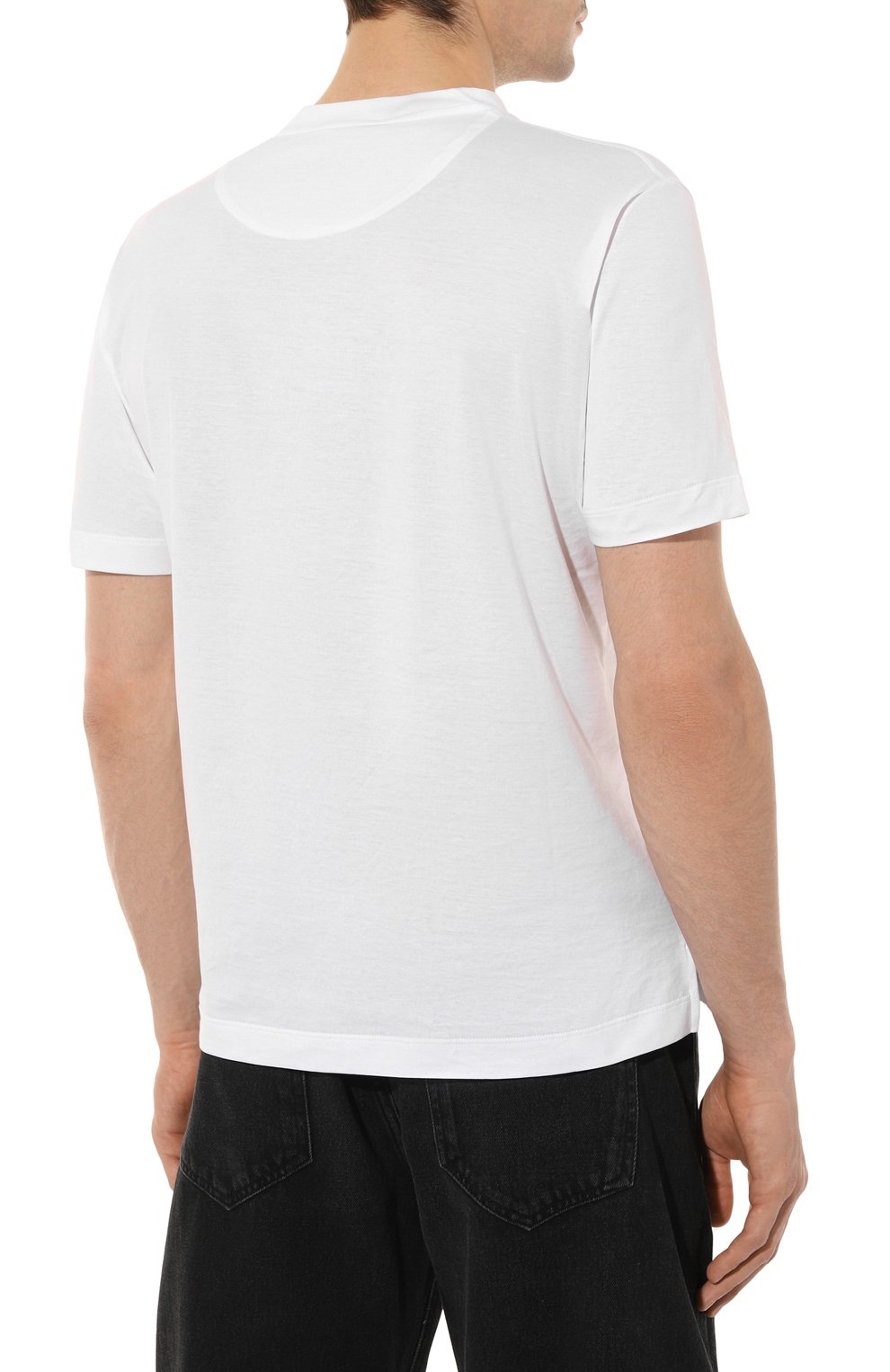 Хлопковая футболка CANALI, арт. T0003/MJ01984, фото 4
