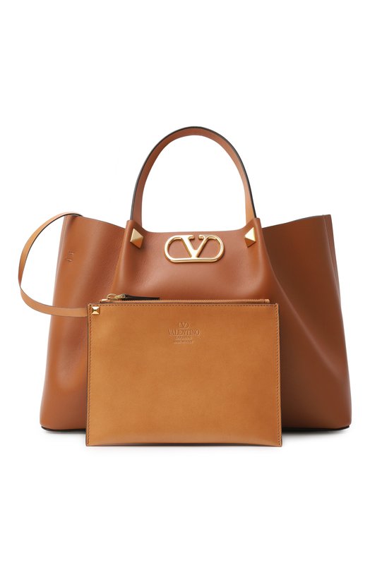 Сумка-тоут Vlogo medium Valentino 8W2B0T01/LSX Коричневый  8W2B0T01/LSX Фото 7