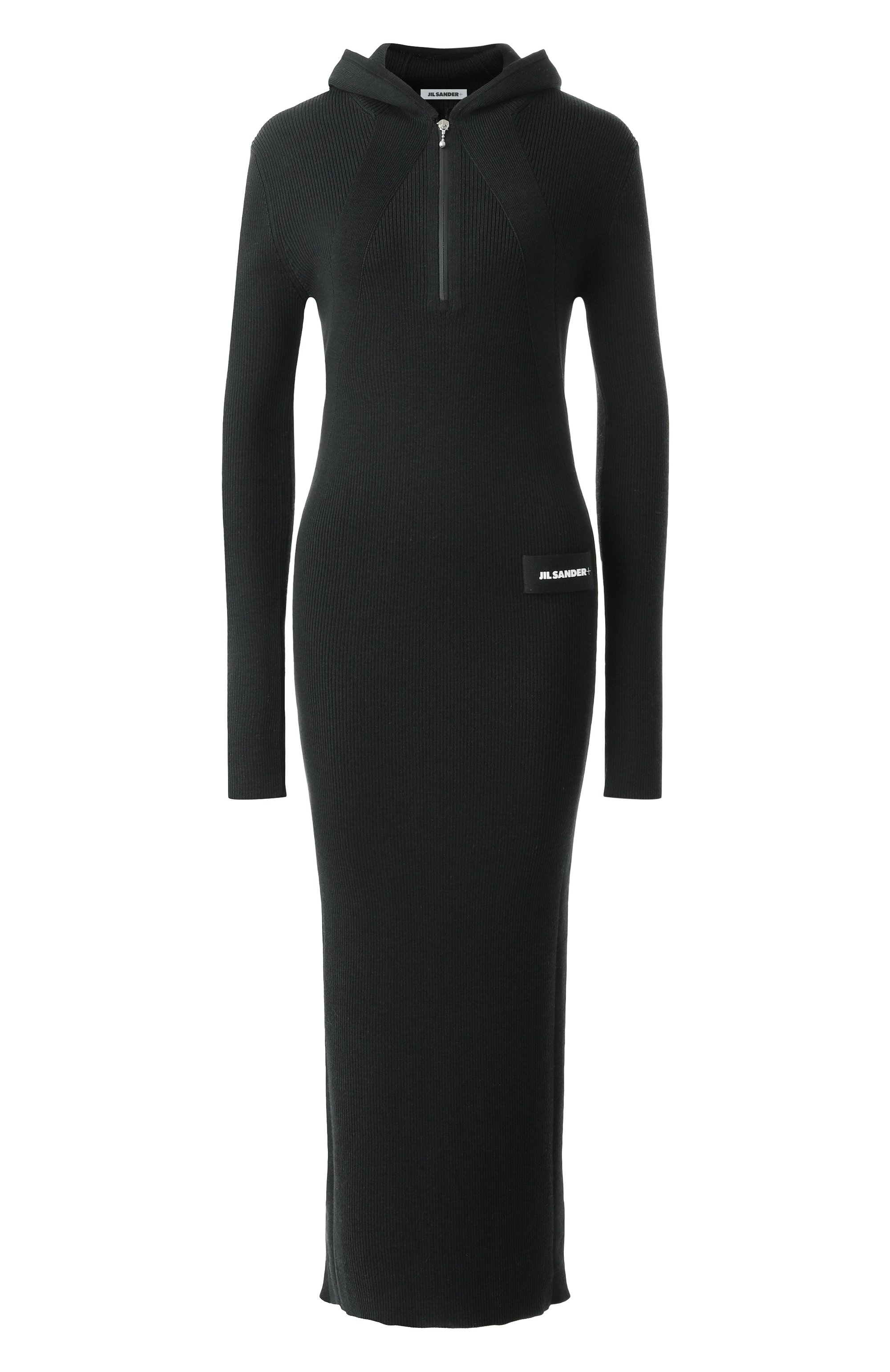 Платье JIL SANDER черного цвета по цене 227000 руб., арт. J40CT0128-J14639, фото 1 Платье JIL SANDER, арт. J40CT0128-J14639, фото 1