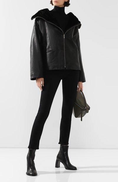 Кожаная куртка TOTEME, арт. ANNECY LEATHER JACKET 194-117-762, фото 2