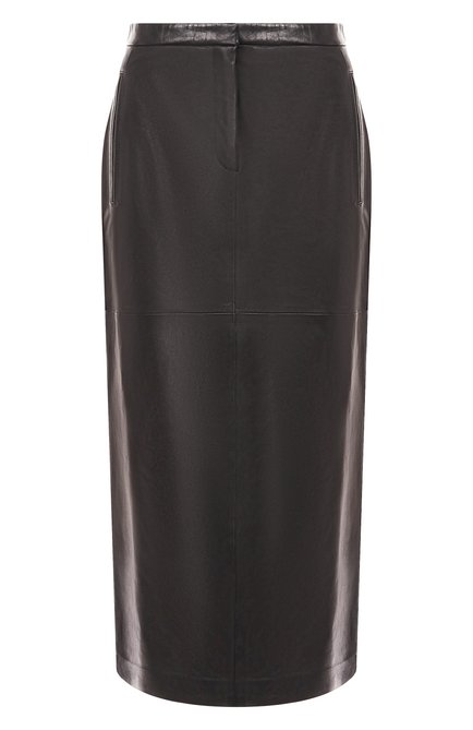 Женская кожаная юбка 12 STOREEZ, арт. 127842