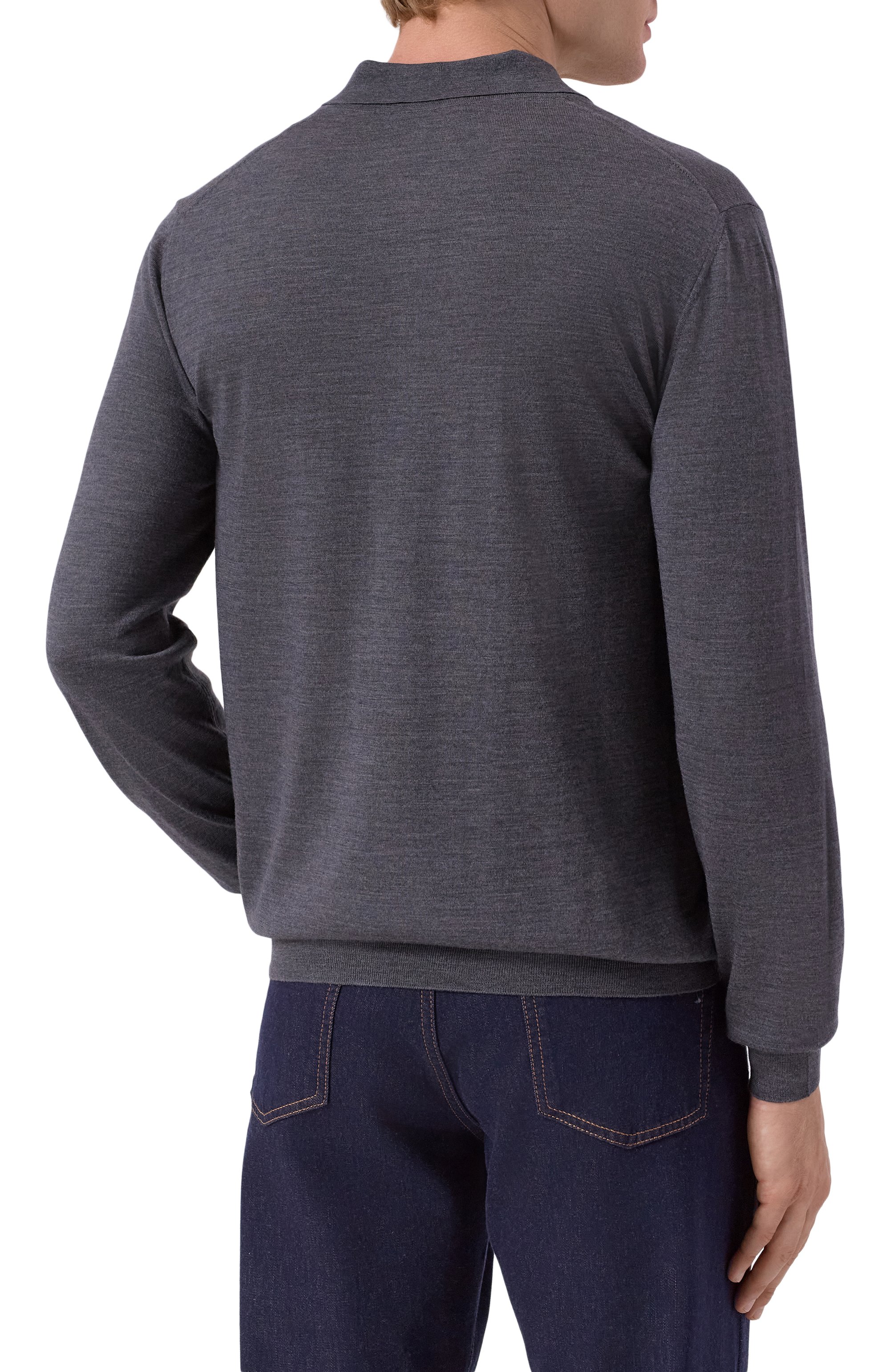 Шерстяное поло CORNELIANI, арт. 26M529-2625126, фото 4