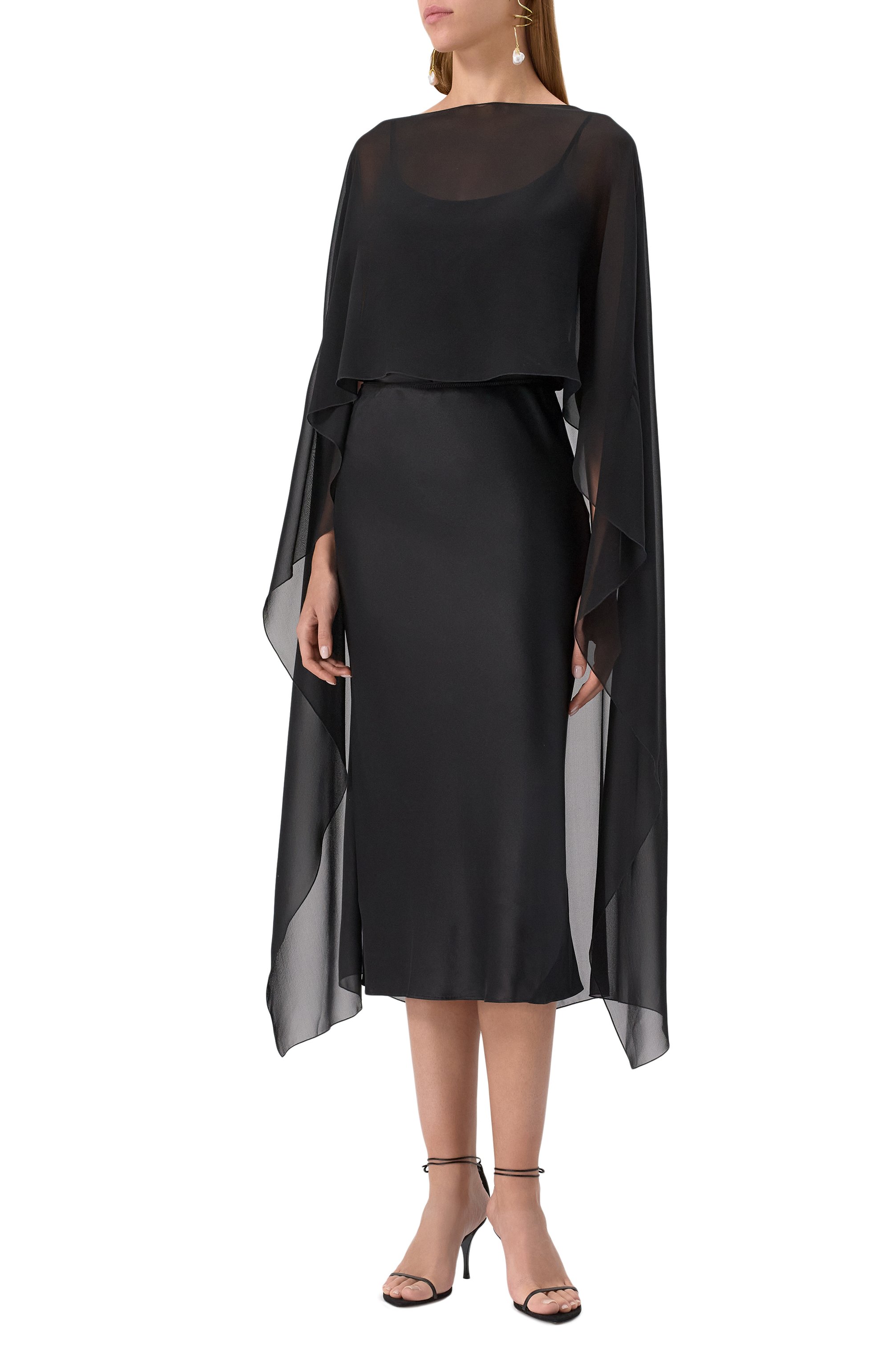 Шелковая накидка ANTONELLI FIRENZE, арт. L0729N/261, фото 2