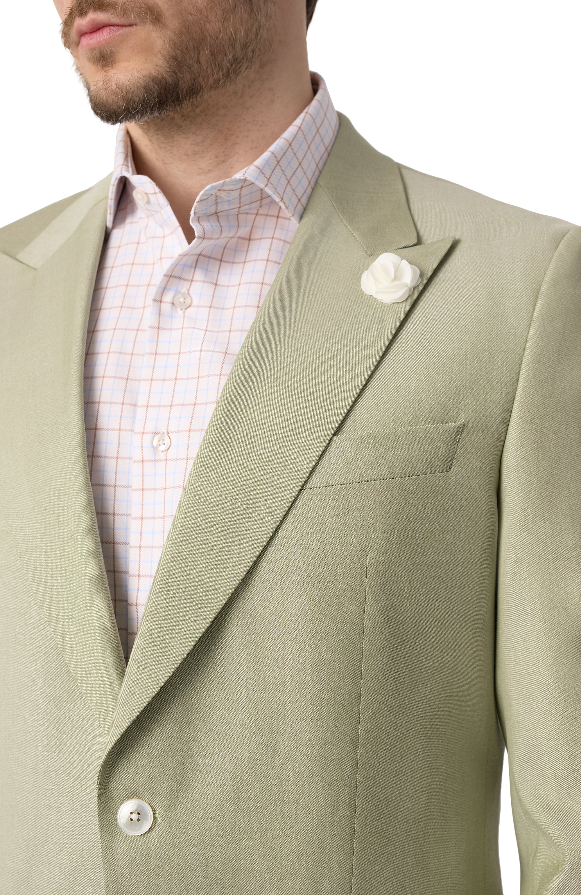 Пиджак из шерсти и вискозы BOSS, арт. 50540709, фото 7