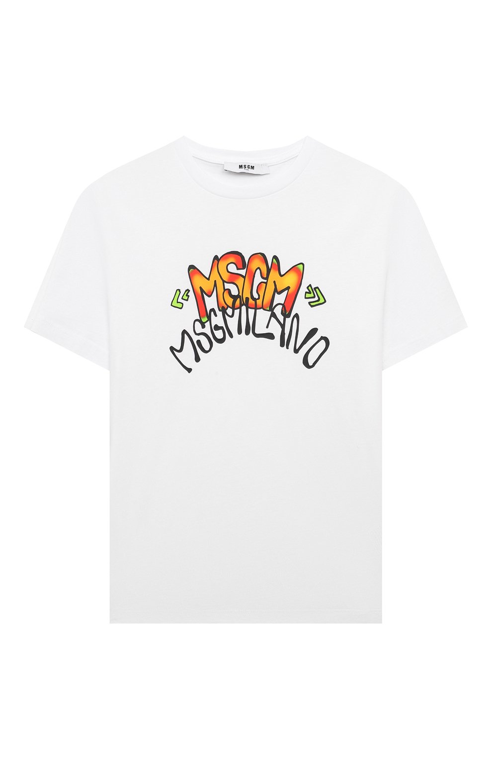 Хлопковая футболка MSGM KIDS, арт. F4MSJBTH199, фото 1