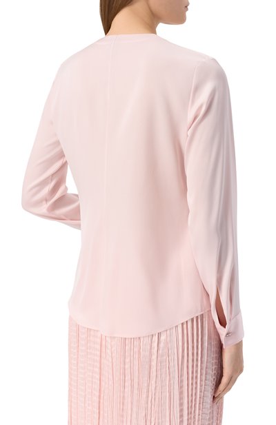 Шелковая блузка BOSS розового цвета по цене 29850 руб., арт. 50538481, фото 4 Шелковая блузка BOSS, арт. 50538481, фото 4