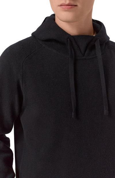 Шерстяное худи C.P. COMPANY черного цвета по цене 49400 руб., арт. 21CMKN098A/110149A, фото 5 Шерстяное худи C.P. COMPANY, арт. 21CMKN098A/110149A, фото 5