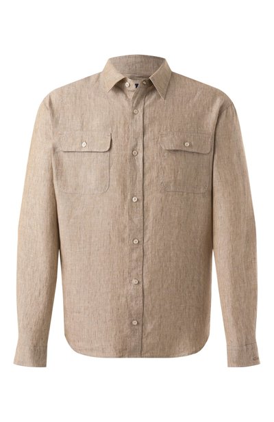 Мужская льняная рубашка PAUL&SHARK, арт. 25413252/XXL