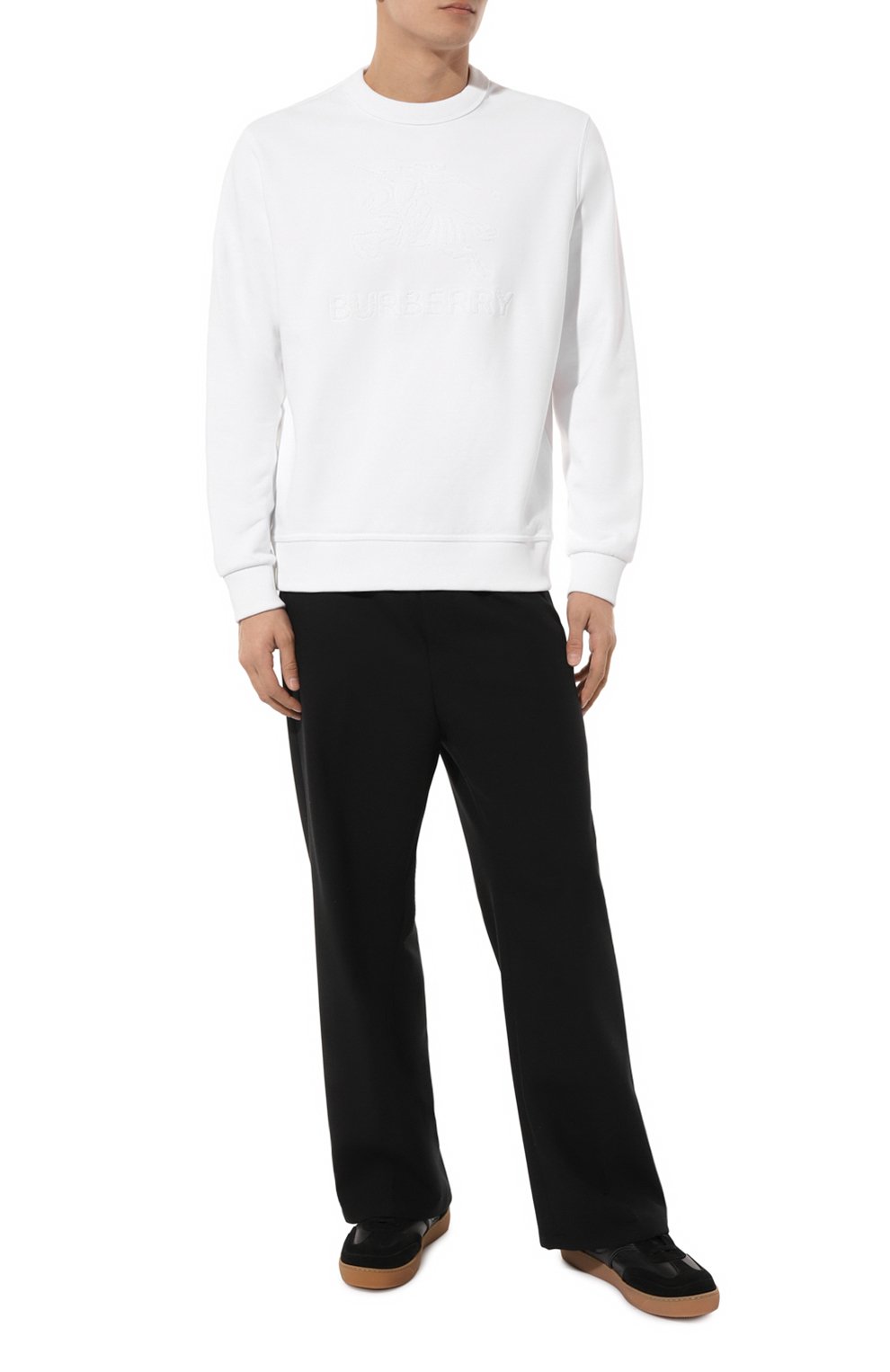 Хлопковый свитшот BURBERRY, арт. 8072758, фото 2