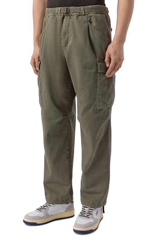 Хлопковые брюки-карго White Sand 26SU69/63 Хаки  26SU69/63 Фото 3