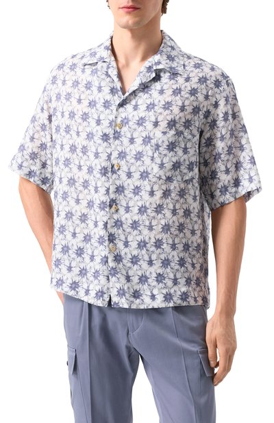 Льняная рубашка KITON, арт. UMC028H0924707, фото 3