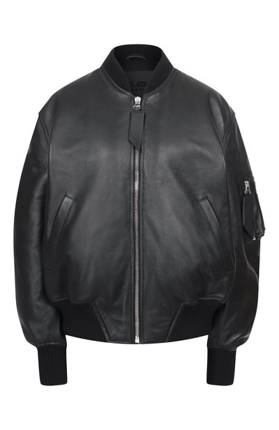 Женский утепленный кожаный бомбер THE ATTICO, арт. 260WCB00004/LBT128AA