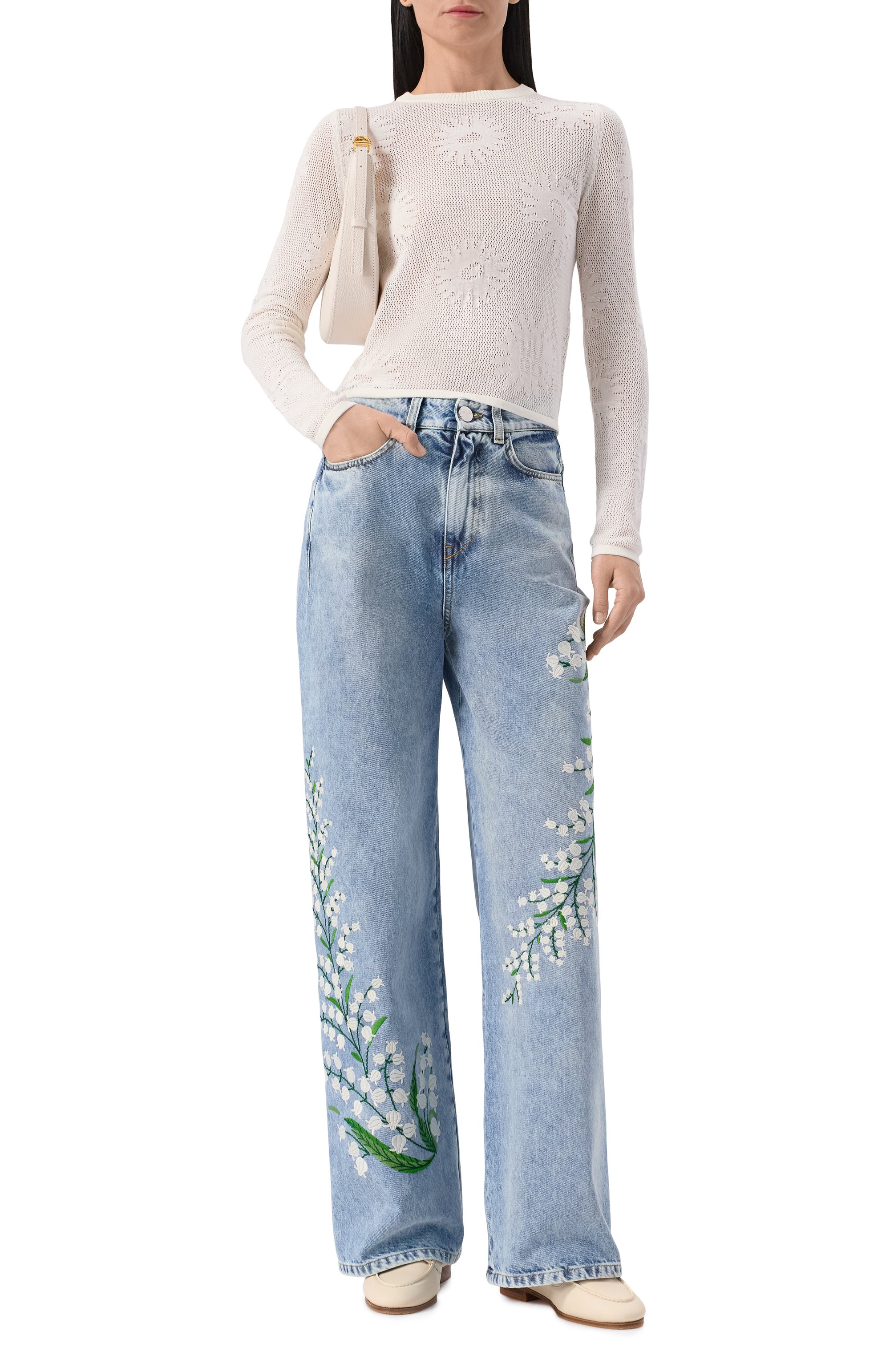 Хлопковый пуловер HUGO, арт. 50538238, фото 2