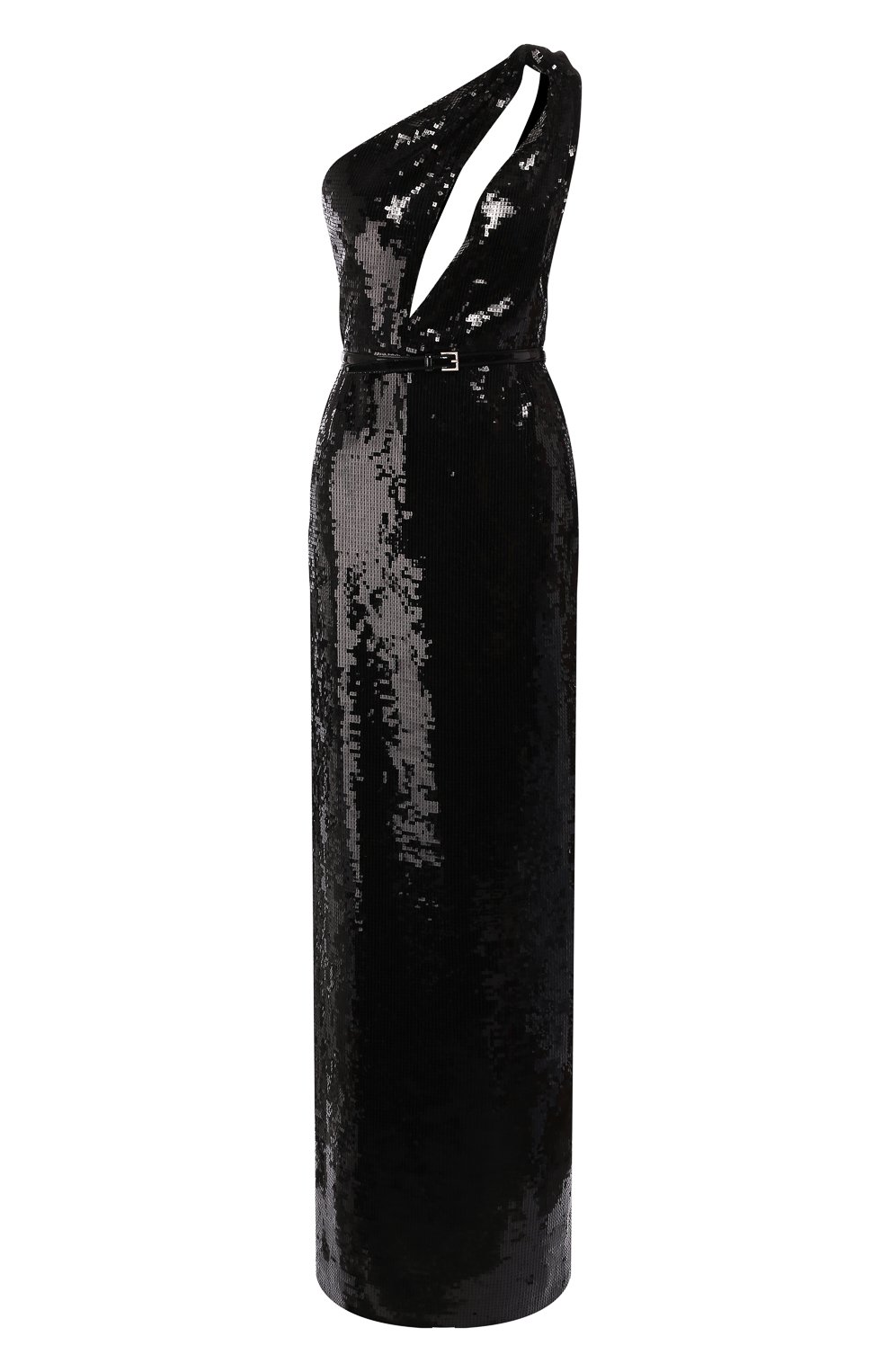 Платье с пайетками SAINT LAURENT черного цвета по цене 848500 руб., арт. 576641/Y012W, фото 1 Платье с пайетками SAINT LAURENT, арт. 576641/Y012W, фото 1