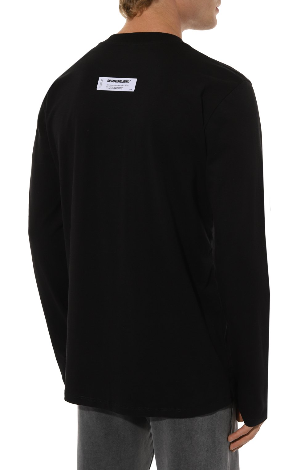 Хлопковый лонгслив DIEGO VENTURINO, арт. D3W4DVTS-MLBASIC-3, фото 4