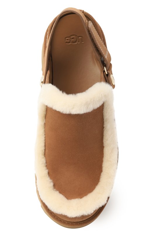 Замшевые сабо Esmee Clog UGG 1173331 Коричневый  1173331 Фото 6