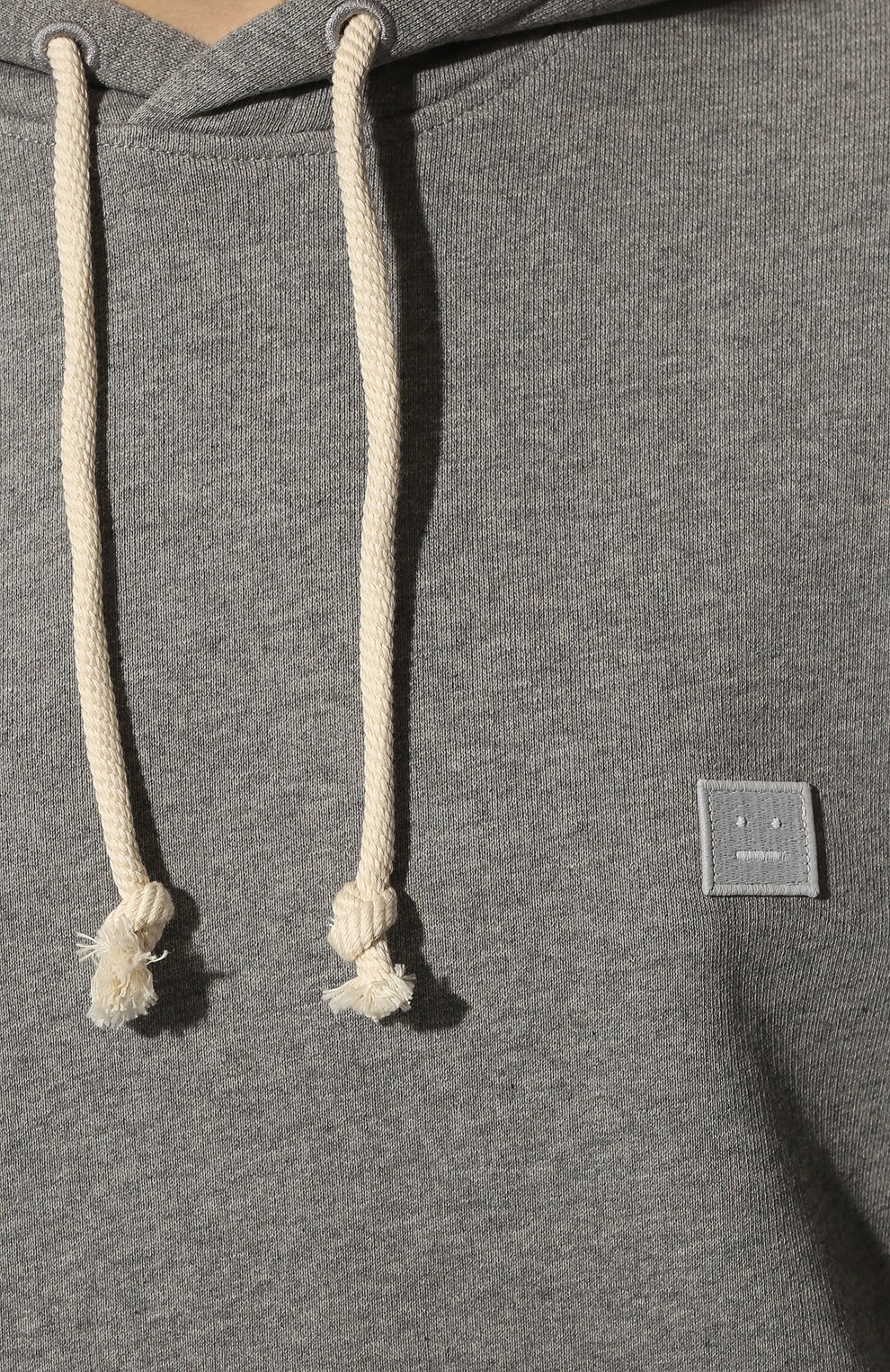 Хлопковое худи ACNE STUDIOS серого цвета по цене 45600 руб., арт. CI0079/W, фото 5 Хлопковое худи ACNE STUDIOS, арт. CI0079/W, фото 5