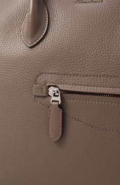Мужская портфель SANTONI бежевого цвета, арт. UFBGA2715EN-AVGP | Фото 3 (Размер: large; Драгоценные камни: Проставлено; Материал сплава: Проставлено; Ремень/цепочка: На ремешке; Материал: Натуральная кожа; Сумки-технические: Портфели)