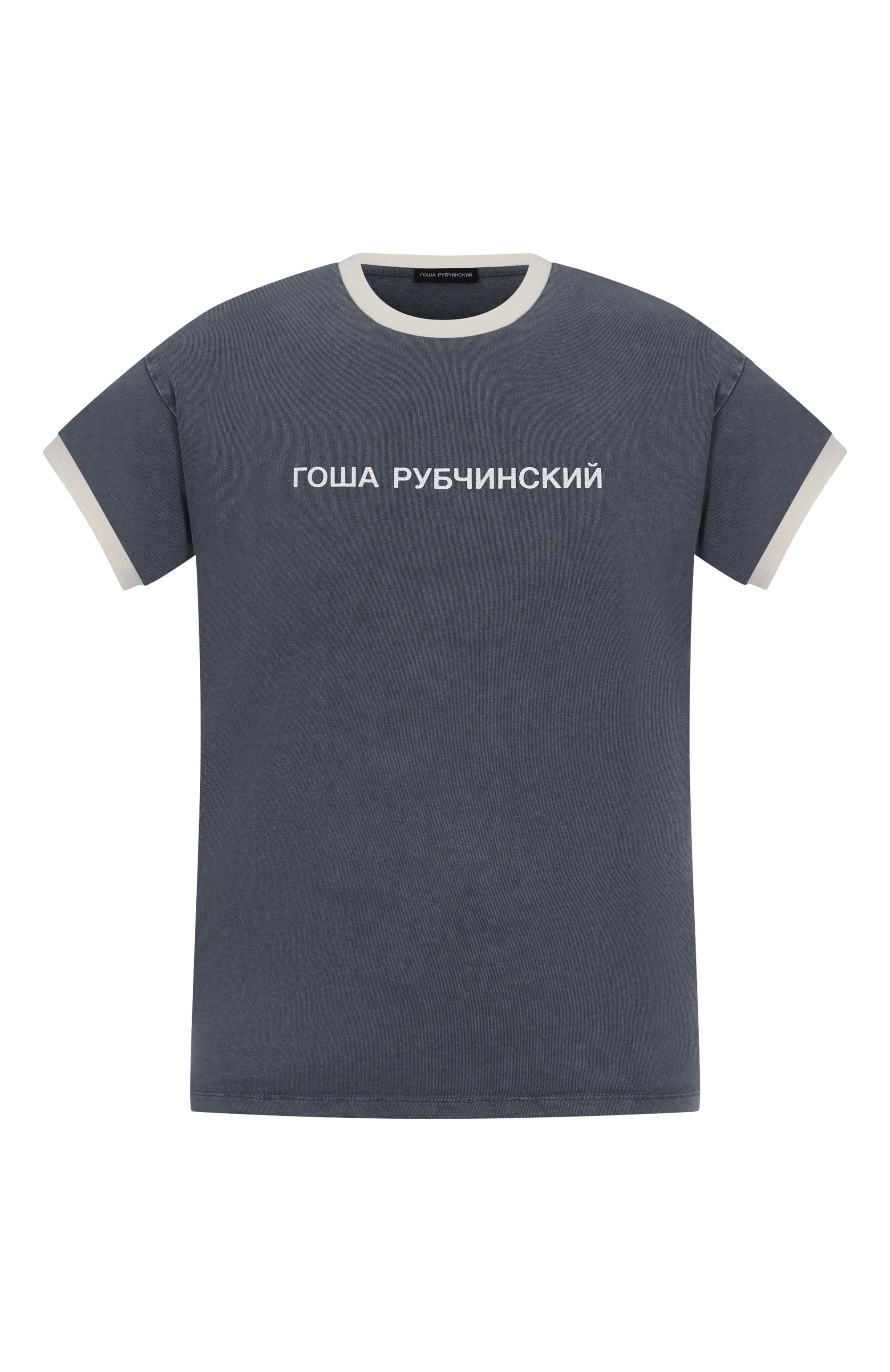 Хлопковая футболка ГОША РУБЧИНСКИЙ, арт. TSH_0702_GREY, фото 1