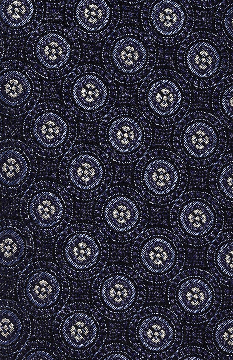 Шелковый галстук CANALI темно-синего цвета по цене 15450 руб., арт. 18/HJ03934, фото 4 Шелковый галстук CANALI, арт. 18/HJ03934, фото 4