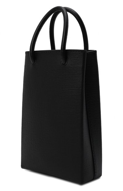 Кожаный чехол shopping для телефона BALENCIAGA черного цвета по цене 95650 руб., арт. 593826/0AI2N, фото 4 Кожаный чехол shopping для телефона BALENCIAGA, арт. 593826/0AI2N, фото 4