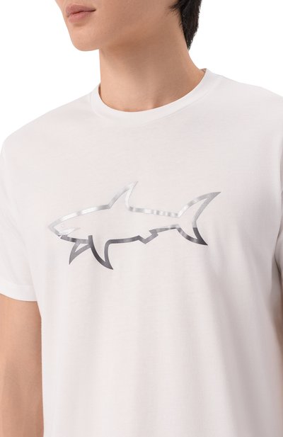 Хлопковая футболка PAUL&SHARK, арт. 25411078, фото 5