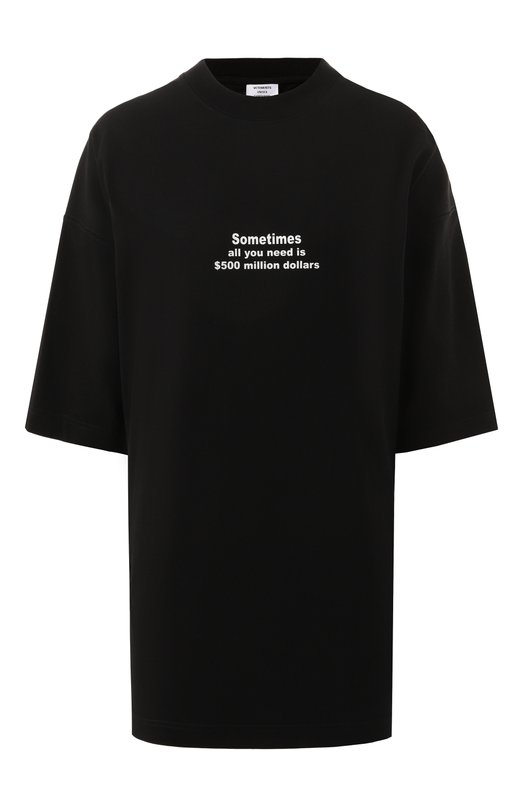 фото Хлопковая футболка vetements