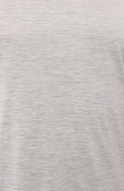 Футболка из шелка и хлопка BRUNELLO CUCINELLI, арт. MD8217427, фото 5