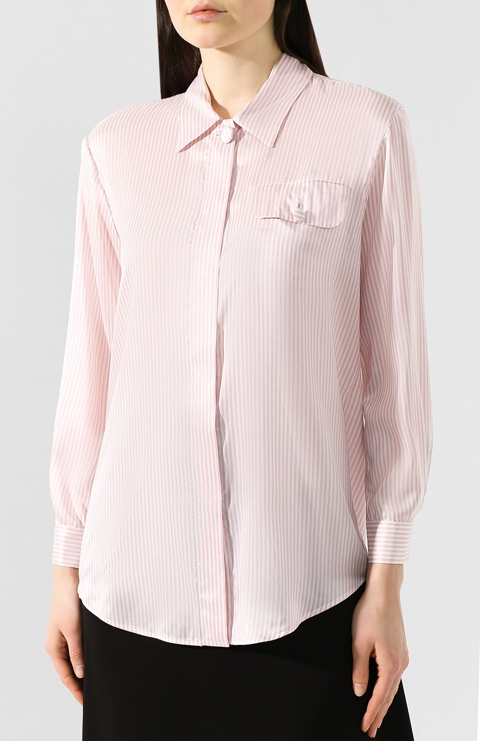 Шелковая рубашка GIORGIO ARMANI, арт. 9SHCCZ10/TZ195, фото 3