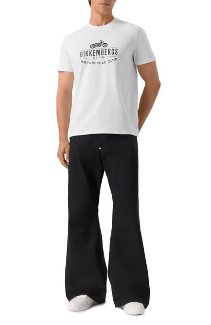 Мужская хлопковая футболка DIRK BIKKEMBERGS, арт. BMT1211