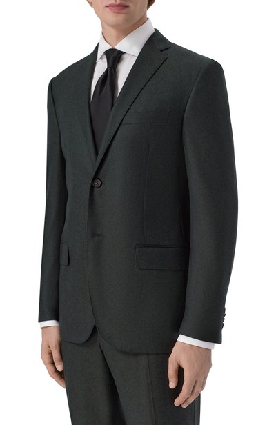 Шерстяной костюм CORNELIANI светло-зеленого цвета по цене 173000 руб., арт. 286005/2A18111_SET, фото 2 Шерстяной костюм CORNELIANI, арт. 286005/2A18111_SET, фото 2