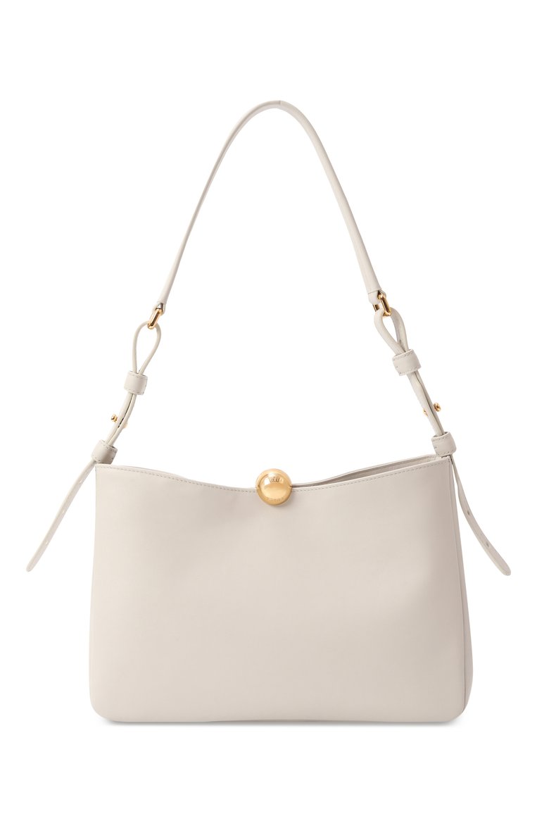 Женская сумка furla sfera soft medium FURLA молочного цвета, арт. WB01403/BX3168 | Фото 1 (Материал: Натуральная кожа; Размер: medium)