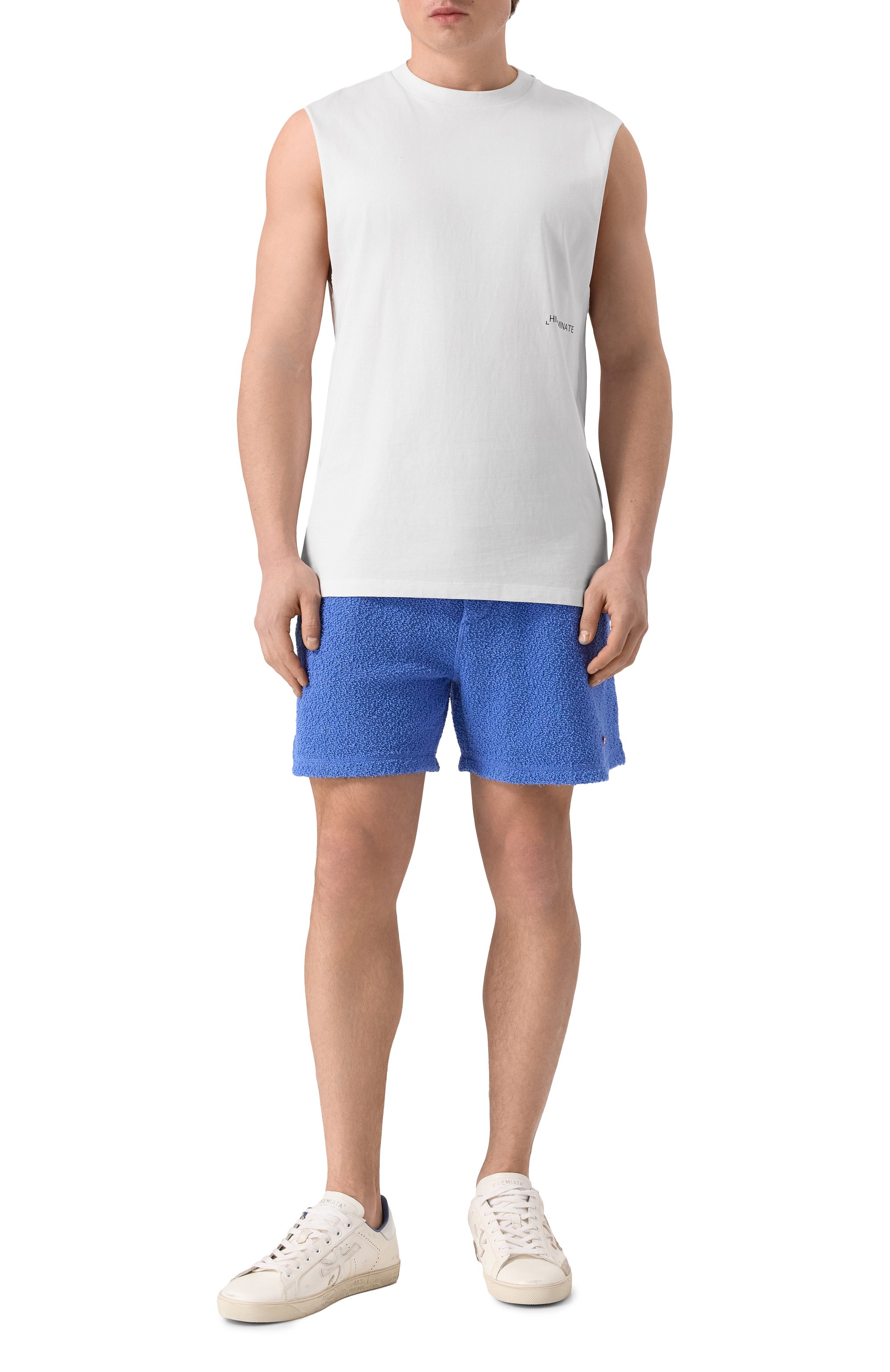 Хлопковые шорты DSQUARED2 синего цвета по цене 57600 руб., арт. S71MU0850/S25140, фото 2 Хлопковые шорты DSQUARED2, арт. S71MU0850/S25140, фото 2