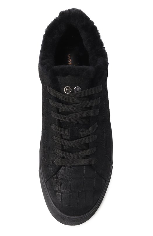 Кеды из нубука Hide and Jack ECR0LMBLKBLK-MTB Чёрный  ECR0LMBLKBLK-MTB Фото 6