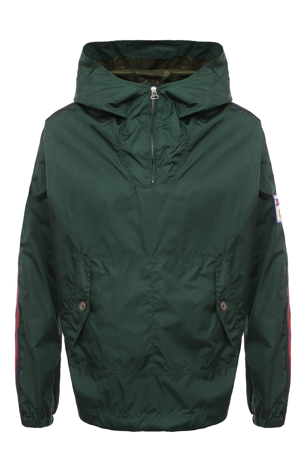 Анорак GUCCI зеленого цвета по цене 172800 руб., арт. 654827 ZAGVU, фото 1 Анорак GUCCI, арт. 654827 ZAGVU, фото 1