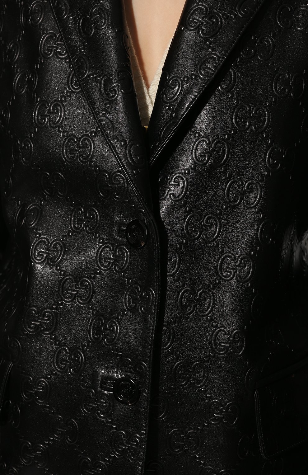 Кожаный жакет GUCCI, арт. 671263/XNAPN, фото 5