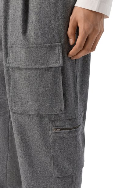 Шерстяные брюки-карго BRUNELLO CUCINELLI, арт. M038PF3010, фото 5