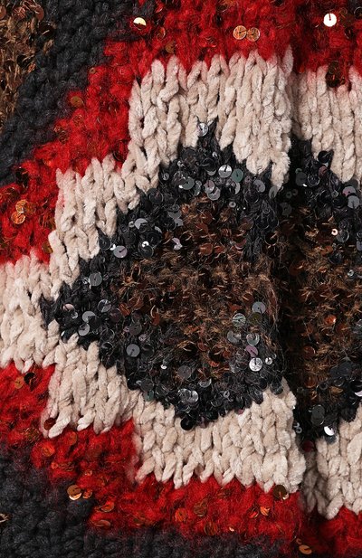 Вязаной кардиган с поясом и пайетками BRUNELLO CUCINELLI, арт. M9Z611026, фото 5